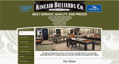 Desktop Screenshot of kincaidbilliards.com